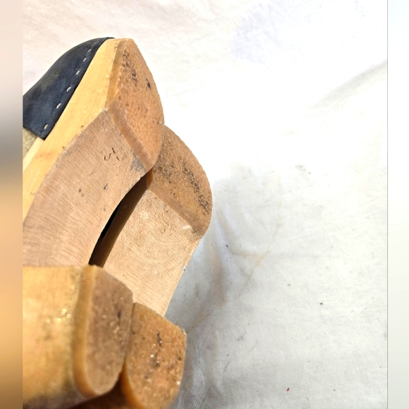 Bryr Emma Women's 37 Blue Closed Toe Clogs High Heel - Picture 6 of 9